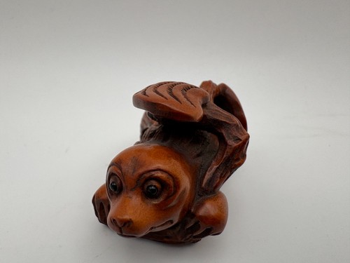 Ancien chien japonais netsuke - chien,