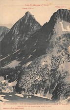 Old postcard Luchon lac du