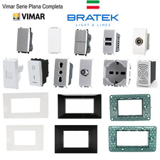 Vimar Plana Compatible Fruits Électriques Shuko Bouton Prise USB Pour TV Plaques