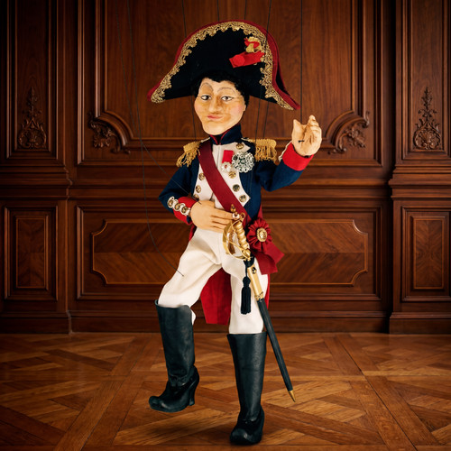 Folk art marionnette - art, napoléon