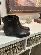 AIGLE - Brown Rubber Leather