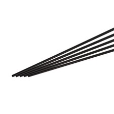 5 tiges fibre de carbone 4mm x