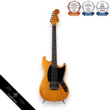 Guitare électrique Fender 1978 Mustang Natural Student Model Vintage Series