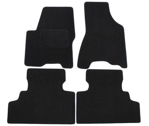 Tapis sol noir velours - noir, pour