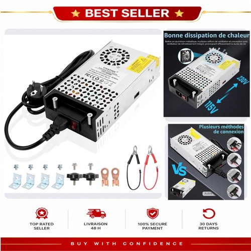 Alimentation 12v 50a 600w - 50a,
