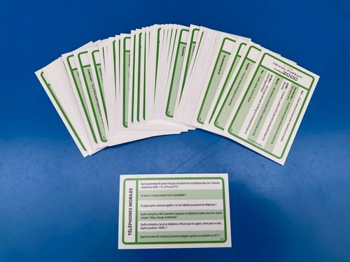 Trivial pursuit lot cartes - trivial,