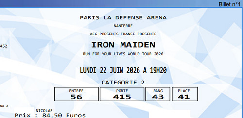 Places concert iron - 2, de