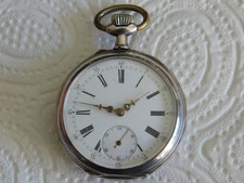 gousset chronomètre argent 17