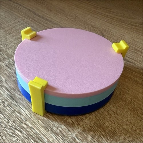Boîte ronde compartimentée