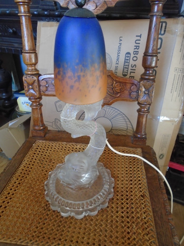 Superbe lampe bureau art - superbe, de