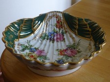 ANTIQUE PARIS PORCELAIN EMPTY POCKET SHELL SAINT JACQUES 19 EME