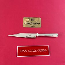 CHRISTOFLE GABON CHEESE SPREADER KNIFE 25 cm SILVER METAL VERY NICE CONDITION