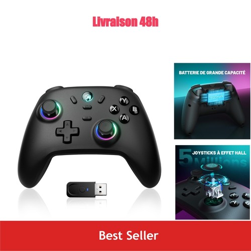 Echtpower manette gaming - pc,
