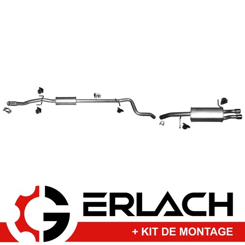 Echappement silencieux pour