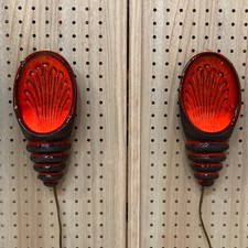 PAIRE D'APPLIQUES CÉRAMIQUE