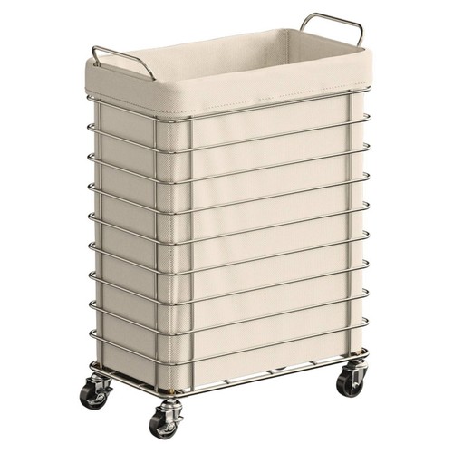 Panier linge roulettes - à, à