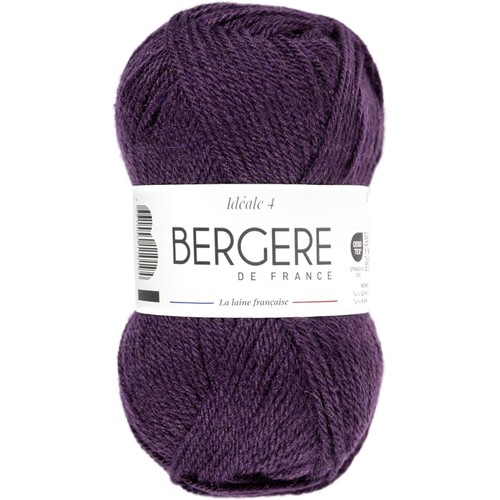 Pelote laine prune - pelote,