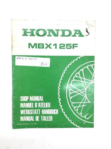 Manuel atelier honda - manuel, d'atelier