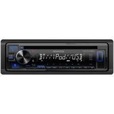 Kenwood KDC-BT360U CD Receiver Single Din USB AUX Bluetooth, Alexa built in, MP3