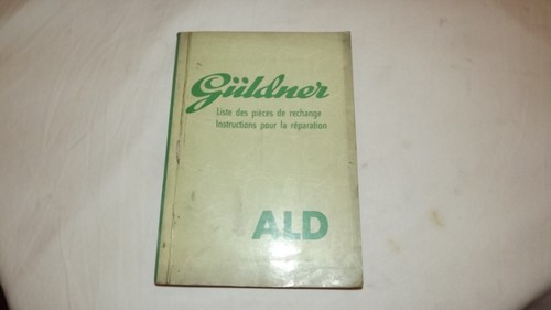 Tracteur güldner ald liste - tracteur, ald.