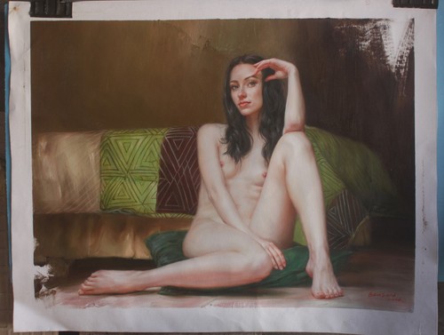 Tableau peinture érotique - tableau,