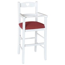 Chaise Haute En Bois Blanc