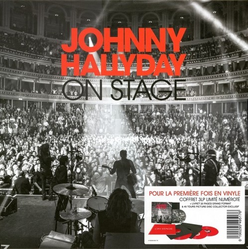 Johnny hallyday stage 3lp - johnny, on