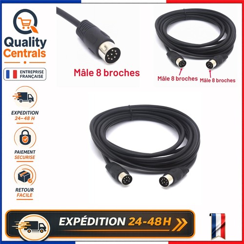 Câble midi din broches - din,