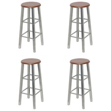 4x Tabourets de Bar MDF Siège