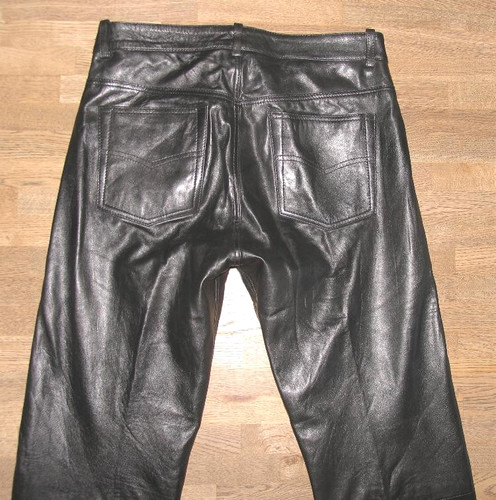 Jeans cuir homme - en,
