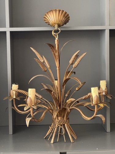 Ancien lustre gerbe blé - lustre, de
