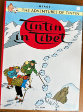 Hergé The Adventures of Tintin Tintin in Tibet Little Browm Softcover 1975