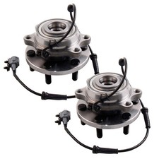 2x Avant Roulement De Roue Moyeu for Nissan Navara Pathfinder R51 2.5 dCi 4WD