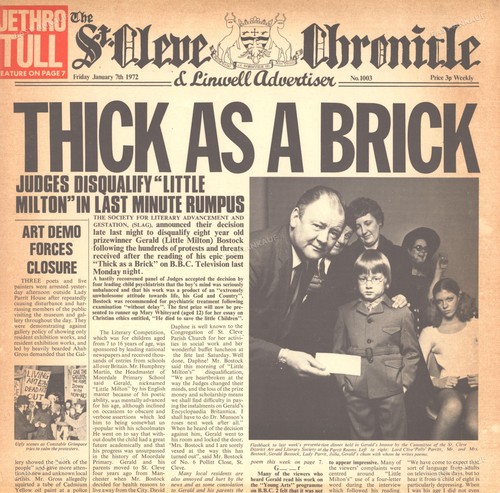 Jethro tull thick - thick, a