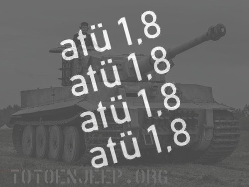 Pochoir marquage german atu - pochoir,