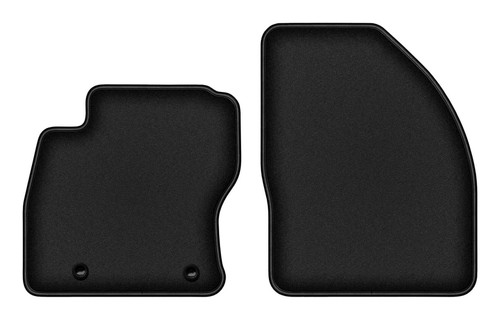Tapis avant velours noirs