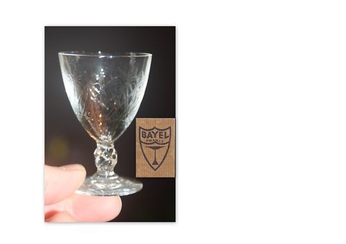 Bayel verre liqueur en - bayel, :verre