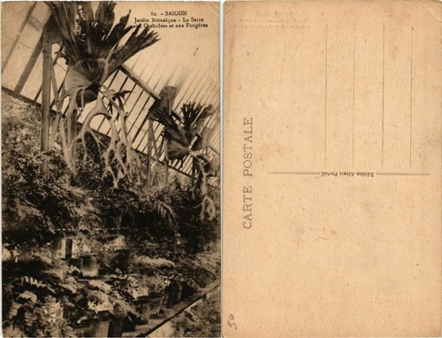Old postcard vietnam saigon - postcard,