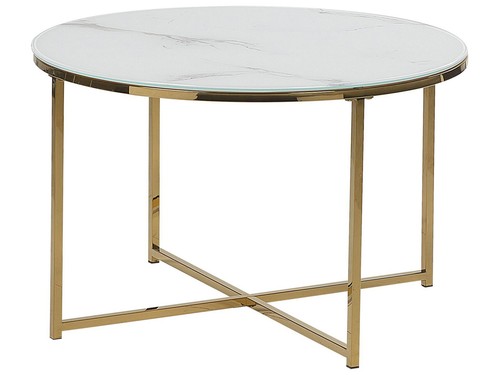 Table basse ronde effet - table,