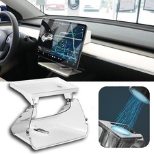 Behind Screen Tray Storage Phone Sunglass Key Holder For Tesla Model 3/Y 2017-23