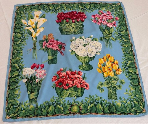 Foulard vintage gucci soie - gucci,