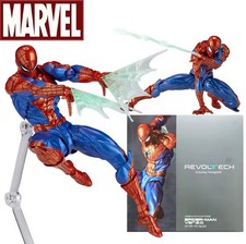 🕷️ FIGURINE SPIDERMAN REVOLTECH YAMAGUCHI 16 CM PVC AVEC BOÎTE