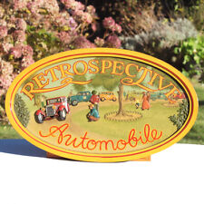 Tableau Country Corner vintage modèle Retrospective Automobile