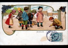 ESDERS PARIS I° Illustrated CHILD BALL GAME FASHION AD