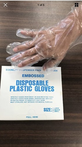 100pcs disposable plastic - plastic, pe