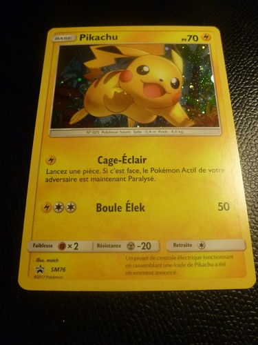 Carte pokémon pikachu - carte,