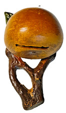 Tirelire pomme en terre cuite