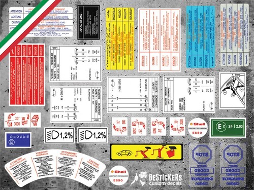 Kit autocollant labels - kit,