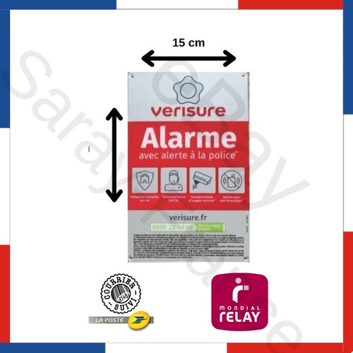 Promo plaque plexi verisure - plaque,