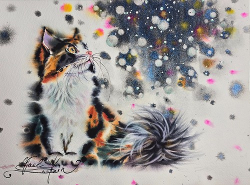 Peinture aquarelle originale